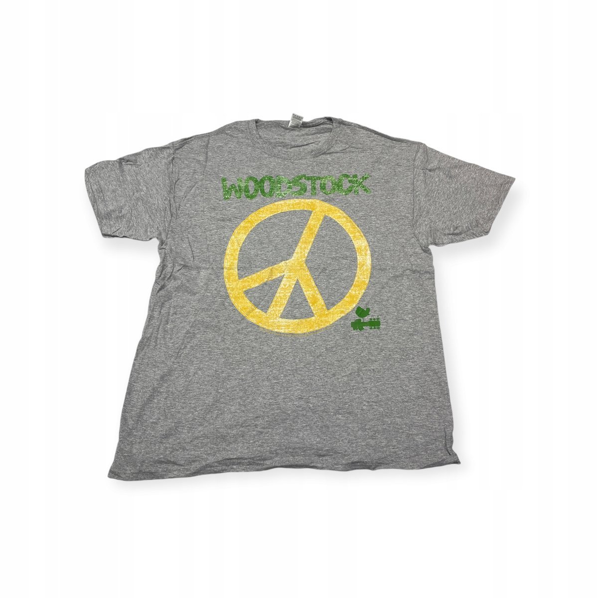 Koszulka T-Shirt Męska Okrągły Dekolt Woodstock Fruit Of The Loom L