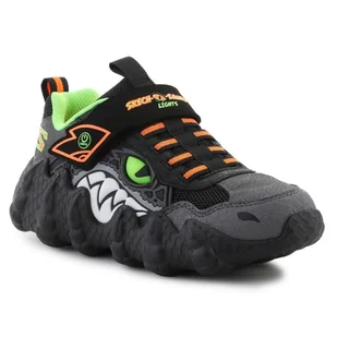 Buty Skechers Skech-O-Saurus - Rapid-Dino Jr 400112L-BKLM czarne - Buty dla dziewczynek - miniaturka - grafika 1
