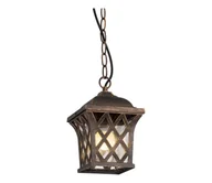 Lampy ogrodowe - Redo 9952 - Lampa wisząca zewnętrzna na łańcuchu BREMEN 1xE27/42W/230V IP23 złota/patyna - miniaturka - grafika 1