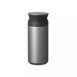 Butelka termiczna Kinto Travel Tumbler 350 ml - Srebrna - Shakery i bidony sportowe - miniaturka - grafika 1