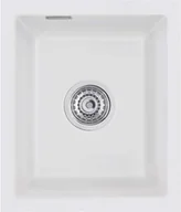 Zlewozmywaki - Zlewozmywak ceramiczny SYSTEMCERAM Mera 32 U Satin Korek automatyczny 5361 02 - miniaturka - grafika 1