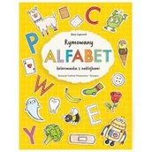 Kolorowanki, wyklejanki - Rymowany alfabet Kolorowanka z naklejkami Nowa - miniaturka - grafika 1