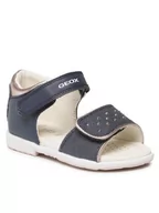 Buty dla dziewczynek - Geox Sandały B Verred A B3521A 08509 C4BE8 S Granatowy - miniaturka - grafika 1