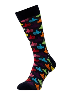 Skarpety we wzory na całej powierzchni - Skarpetki męskie - miniaturka - grafika 1