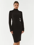 Sukienki - Silvian Heach Sukienka dzianinowa GPA23347VE Czarny Slim Fit - miniaturka - grafika 1
