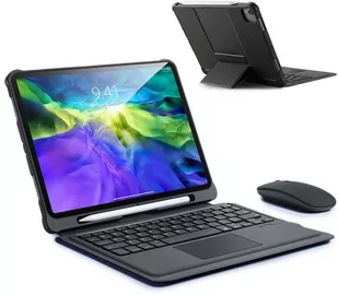 DUX DUCIS Klawiatura bezprzewodowa do IPADa AIR 2020/ PRO 11" z gładzikiem Dux Ducis (czarny) Z RYSIKIEM bluetooth keyboard iPad Air 10.9 / PRO 11 18/2020 - Akcesoria do tabletów i e-booków - miniaturka - grafika 2