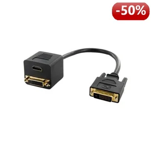 4World Kabel DVI DVI HDMI 0.2 m - Kable komputerowe i do monitorów - miniaturka - grafika 2