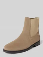 Botki damskie - Buty chelsea ze skóry z aplikacją z logo model ‘FLAG SUEDE’ - miniaturka - grafika 1