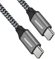 Kable USB - Kabel USB PremiumCord USB-C - USB-C 0.5 m Czarno-szary (ku31cw05) - miniaturka - grafika 1