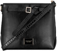 Torebki damskie - TOREBKA Damska KLASYCZNA LISTONOSZKA MONNARI PO��YSK WSTAWKA CROCO - miniaturka - grafika 1