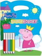Kolorowanki, wyklejanki - Peppa Pig. SuperKolory - miniaturka - grafika 1