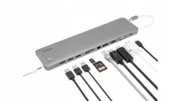 Pozostałe akcesoria do telefonów - Adapter Plexgear Multi do USB-C z 11 złączami - miniaturka - grafika 1