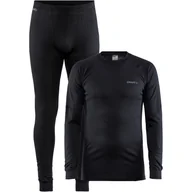 Bielizna sportowa męska - Zestaw dla mężczyzn Craft Set Core Dry Baselayer Rozmiar: XXL / Kolor: czarny - miniaturka - grafika 1