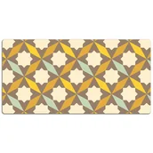 Podkładki na biurko - Duża mata na biurko Geometryczny wzór retro 120x60 cm - miniaturka - grafika 1