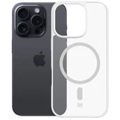 Etui i futerały do telefonów - Etui 3MK Colorfull Guardx MagCase do Apple iPhone 16 Pro Max Biały - miniaturka - grafika 1