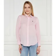 Koszule damskie - POLO RALPH LAUREN Lniana koszula Classic fit - miniaturka - grafika 1
