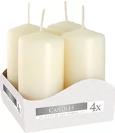 Świece - Bispol Świeca wotywna 9H 8CM SW40/80 ECRU 4szt BISPOL8209 - miniaturka - grafika 1