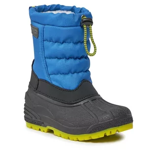 Buty dla chłopców - Śniegowce CMP Hanki 3.0 Snow Boots 3Q75674 River-Limegreen 16LD - grafika 1