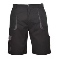 Spodenki męskie - Portwest portwest Workwear portwest texo Contrast Shorts  tx14  EU/UK -  M czarny TX14BKRM - miniaturka - grafika 1