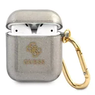 Akcesoria do słuchawek - Guess GUA2UCG4GK AirPods cover czarny/black Glitter Collection - miniaturka - grafika 1