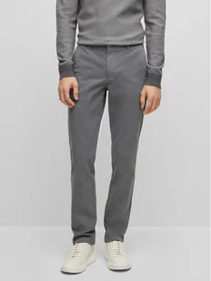 Boss Chinosy Kaito1 50487966 Szary Slim Fit - Spodnie męskie - miniaturka - grafika 1