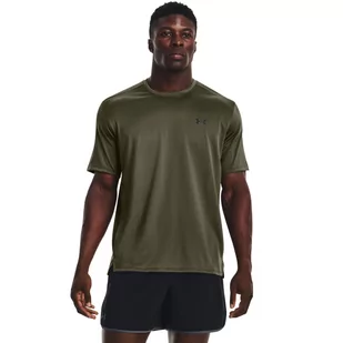 Męska koszulka treningowa Under Armour UA Tech Vent SS - oliwkowa/khaki - UNDER ARMOUR - Koszulki sportowe męskie - miniaturka - grafika 1