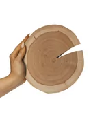 Tace i patery - Okorowany Plaster Czeremchy 15-20 Cm Gr. 3 Cm Szlifowany Drewno Czeremchowe Naturalny Surowy / Wamar-Sosenka - miniaturka - grafika 1