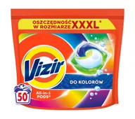 Środki do prania - Vizir All in 1 Color 50szt. - miniaturka - grafika 1