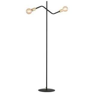 Lampa podłogowa BOLT LP2 BLACK/GOLD 2xE27 - czarny/złoty - Lampy stojące - miniaturka - grafika 1