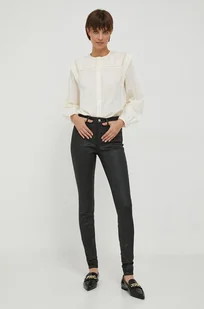 Tommy Hilfiger jeansy damskie kolor czarny - Spodnie damskie - miniaturka - grafika 1