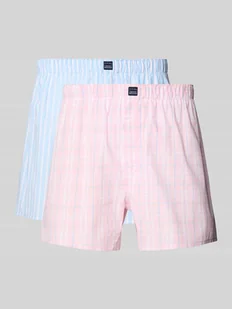 Bokserki z elastycznym pasem w zestawie 2 szt. - Majtki męskie - miniaturka - grafika 1