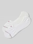 Skarpetki damskie - Skarpetki stopki z nadrukiem z logo w zestawie 2 szt. - miniaturka - grafika 1