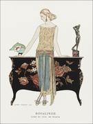 Plakaty - Rosalinde: Robe du soir, George Barbier - plakat 30x40 cm - miniaturka - grafika 1