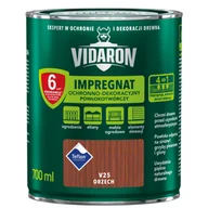 Farby i impregnaty do drewna - VIDARON Impregnat Powłokotwórczy Ochronno-Dekoracyjny Orzech V25 0,7 l - miniaturka - grafika 1