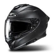Kaski motocyklowe - Kask Integralny HJC C71 Solid Matowy czarnyL - miniaturka - grafika 1