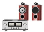 Zestawy stereo - Luxman L-507Z (srebrny) + 805 D4 (rosenut) - miniaturka - grafika 1