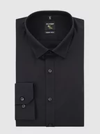 Koszule męskie - Koszula biznesowa o kroju super slim fit z popeliny z bardzo długim rękawem - miniaturka - grafika 1