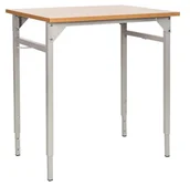 Meble do szkół i przedszkoli - Ławka stół szkolny jednoosobowy Żak z regulacją wysokości 2-5 5-7 - miniaturka - grafika 1