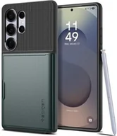 Etui i futerały do telefonów - Spigen Etui Slim Armor CS do Galaxy S25 Ultra, zielone - miniaturka - grafika 1