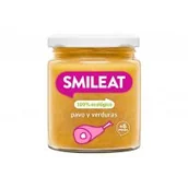 Dania dla dzieci - Smileat Słoiczek z ekologicznym indykiem i warzywami po 6 miesiącu 230 g Bio - miniaturka - grafika 1