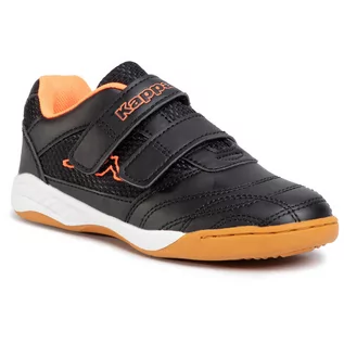 Buty dla chłopców - Sneakersy Kappa 260509K Black/Orange 1144 - grafika 1