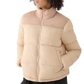 Kurtki i kamizelki sportowe damskie - Kurtka 4F WAW24TDJAF46983S - beżowa - miniaturka - grafika 1