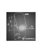Okapy kuchenne - Ciarko ORP Mat Hal GP Inox - miniaturka - grafika 1
