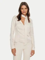Swetry damskie - Guess Kardigan 4BGH05 7169A Beżowy Regular Fit - miniaturka - grafika 1