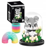 Klocki - MINI KLOCKI KONSTRUKCYJNE MIŚ W KLOSZU 13CM 446el. 7247 - miniaturka - grafika 1