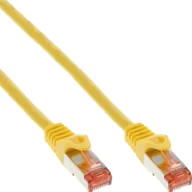 Patchcordy - InLine 100pcs. Bulk-Pack InLine® Patch Cable S/FTP PiMF Cat.6 250MHz PVC copper yellow 0.5m B-76450Y - miniaturka - grafika 1