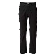 Spodenki męskie - Craghoppers Męskie spodnie trekkingowe Kiwi Pro Conv Trs Czarny 30W Long - miniaturka - grafika 1