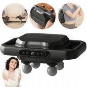 Masażery - MASAŻER PISTOLET DO MASAŻU PLECÓW CIAŁA STÓP RELAKS ULGA CZTERY GŁOWICE - miniaturka - grafika 1