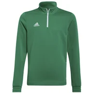 Bluzy dla chłopców - adidas Bluza młodzieżowa ENTRADA 22 Training Top HI2132 zielona - miniaturka - grafika 1