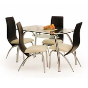 Stoły - Stół Szklany Do Jadalni Corwin Bis Halmar - miniaturka - grafika 1